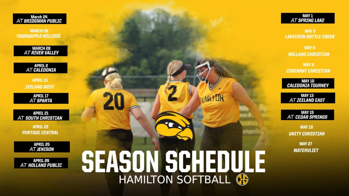 Softballs Season Schedule