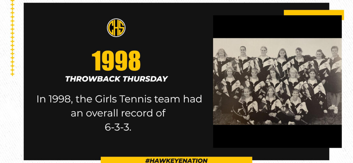 Throw Back Thursday For Girls Tennis