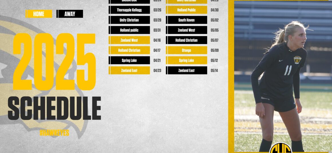 Girls Soccer Season Schedule