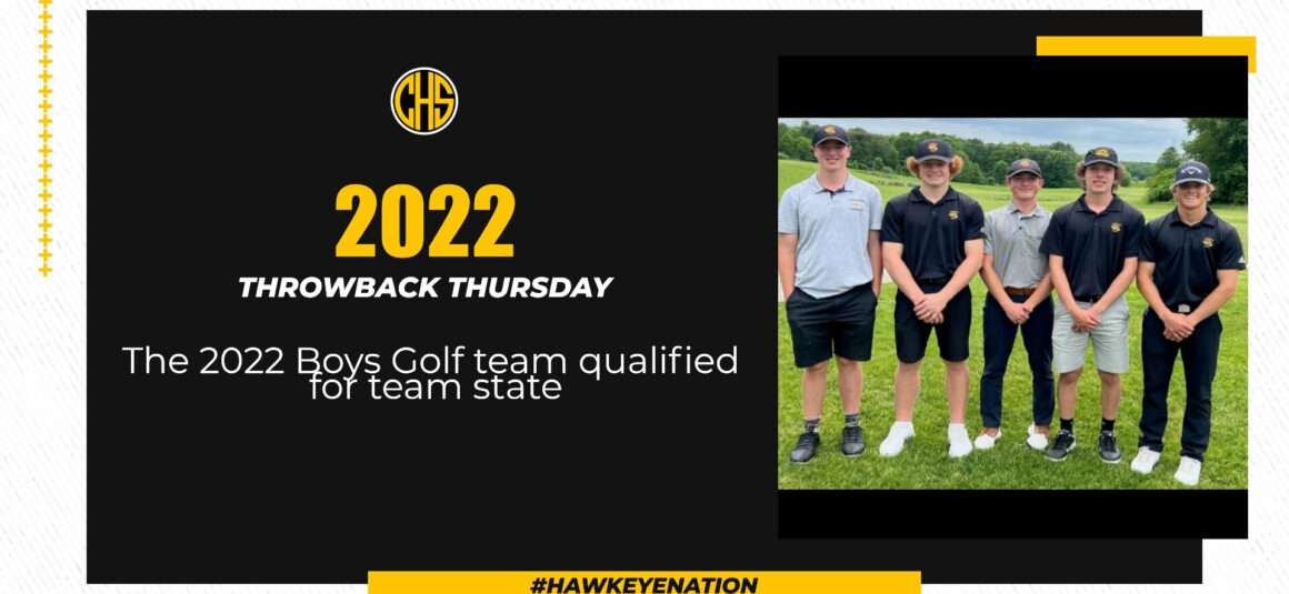 Boys Golf Throwback Thursday