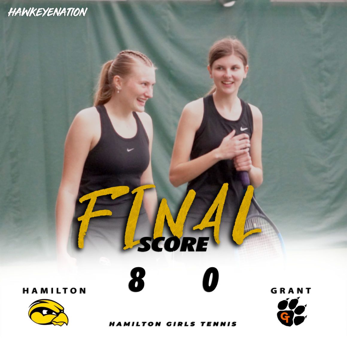 Girls Tennis Final Score