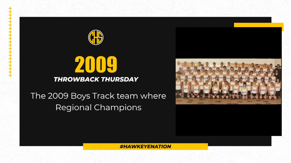 Throw Back Thursday For Boys Track