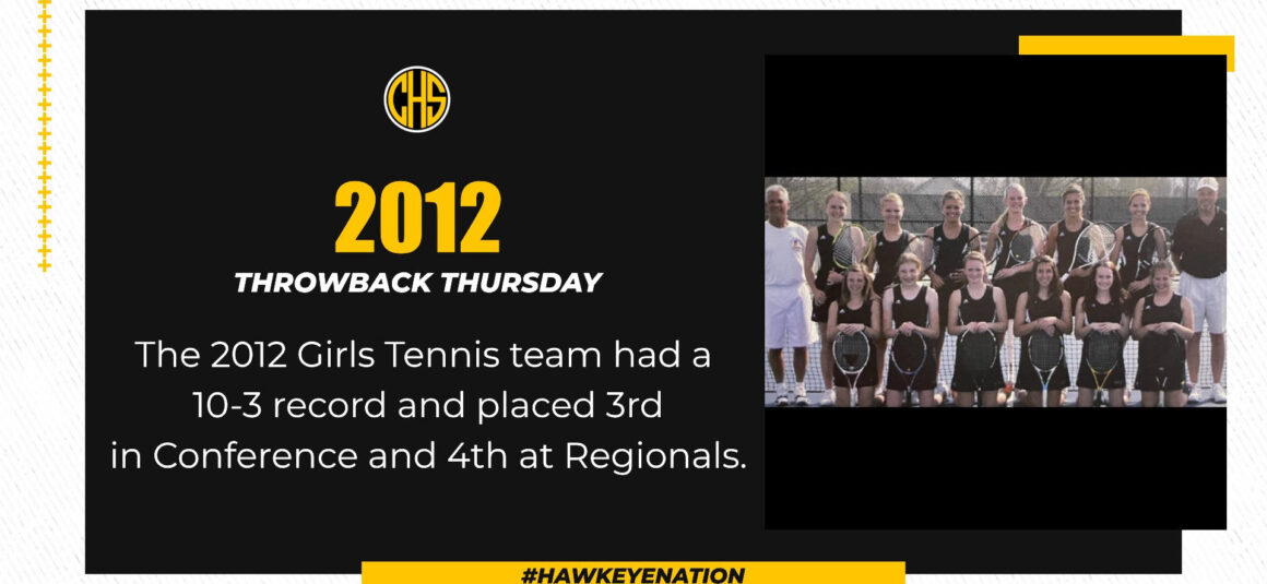Girls Tennis Throw Back Thursday