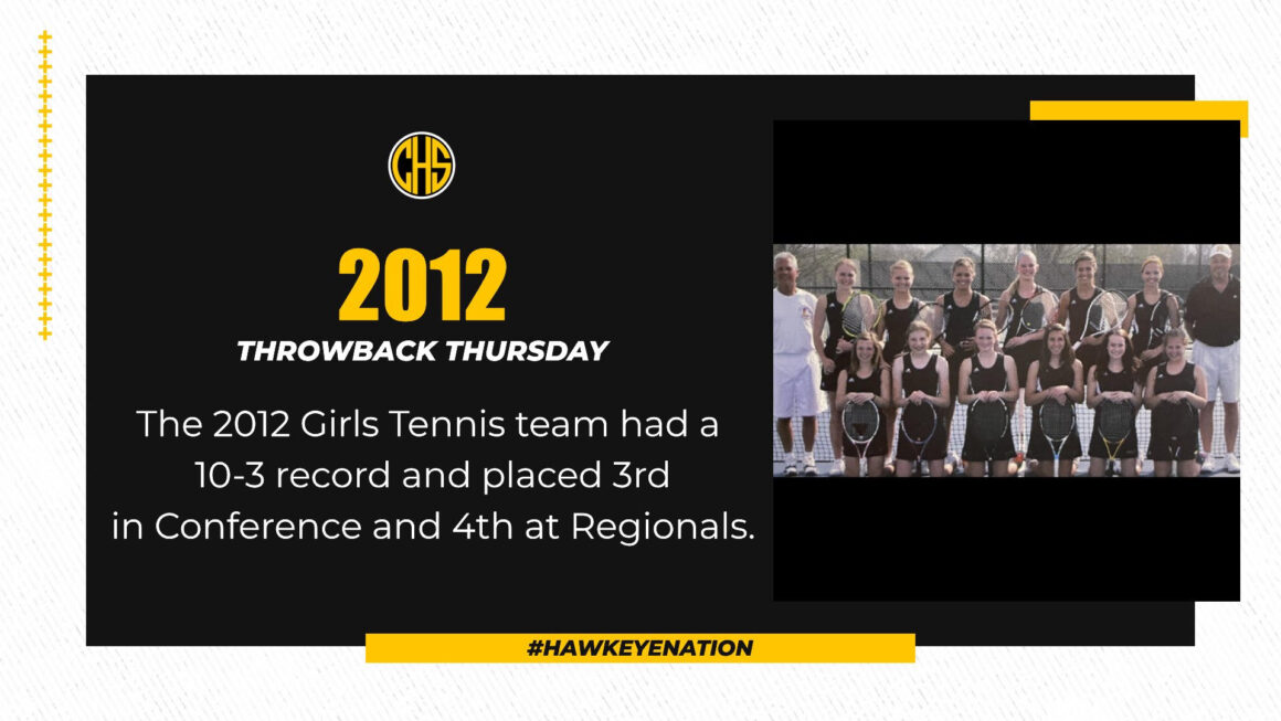 Girls Tennis Throw Back Thursday