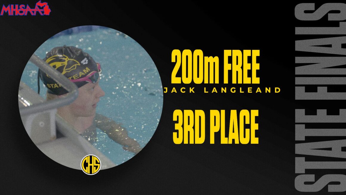 Jack Langleand Placed 3rd At State