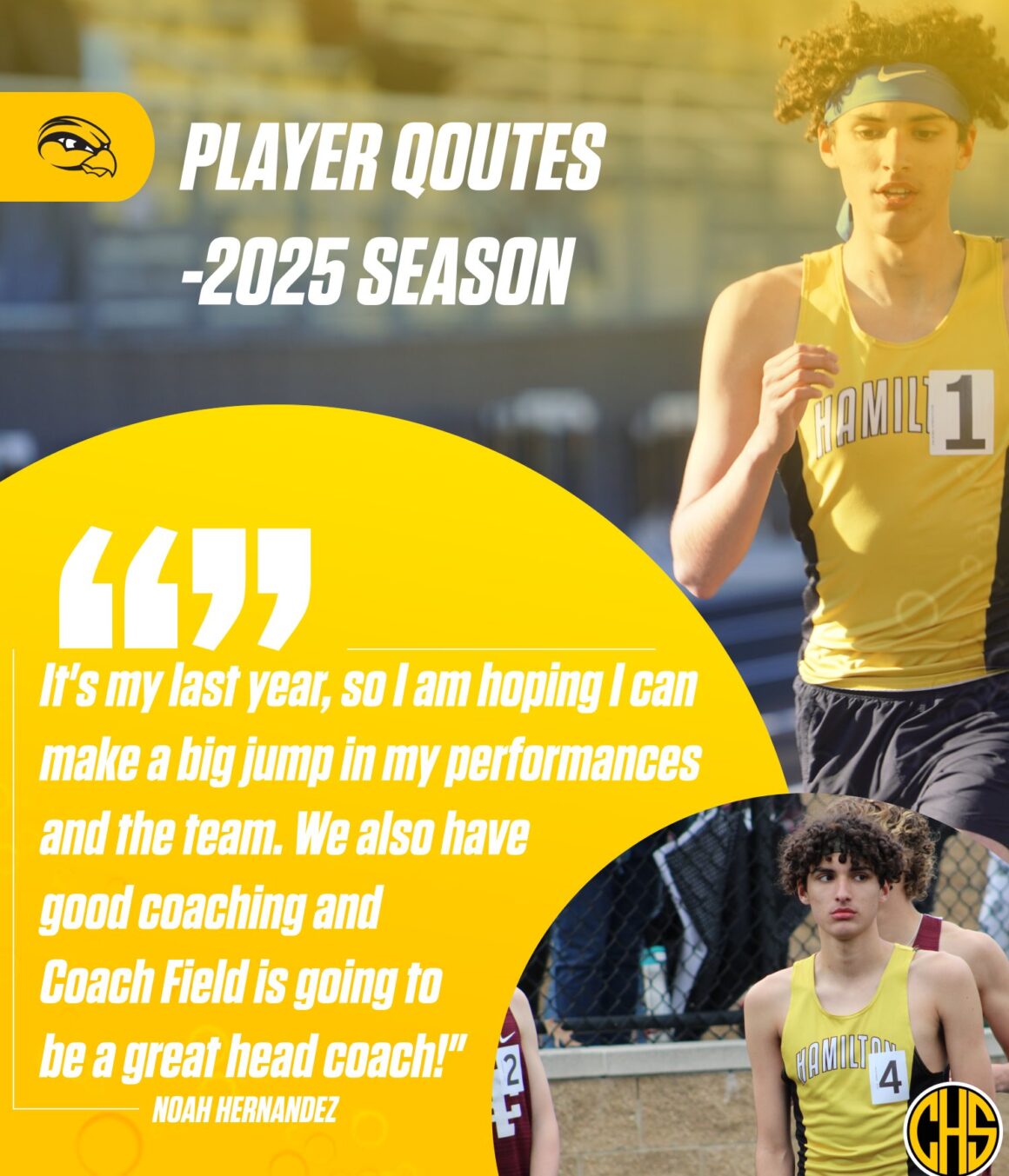 Boys Track Noah Hernandez