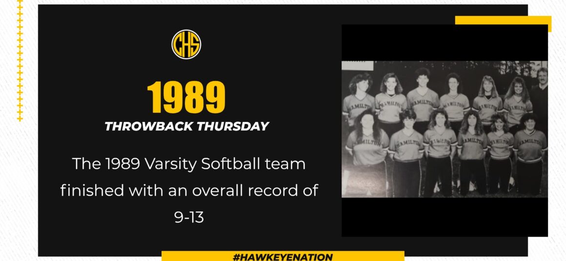 Throw Back Thursday For Softball