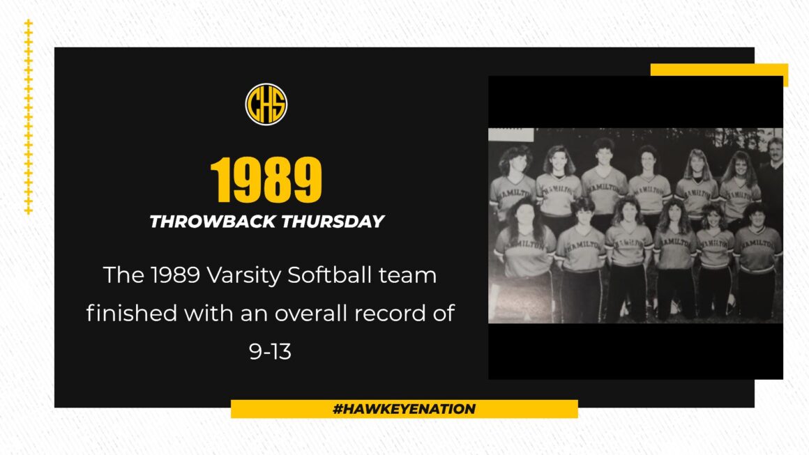 Throw Back Thursday For Softball