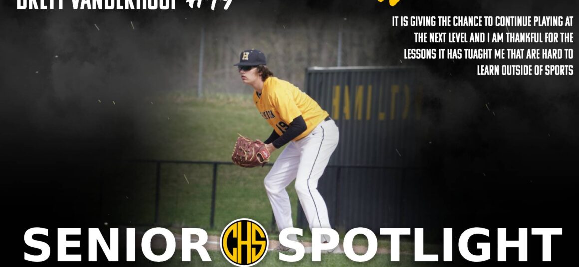 Senior Spotlight Brett Vanderkoii