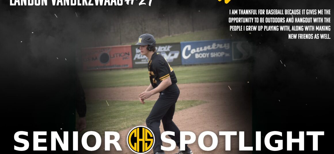 Senior Spotlight Landon Vanderzwaag