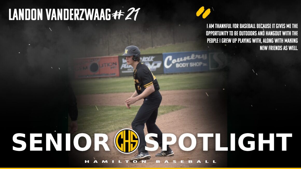 Senior Spotlight Landon Vanderzwaag