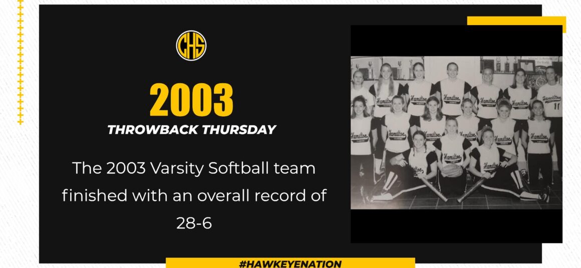 Throw Back Thursday For Softball