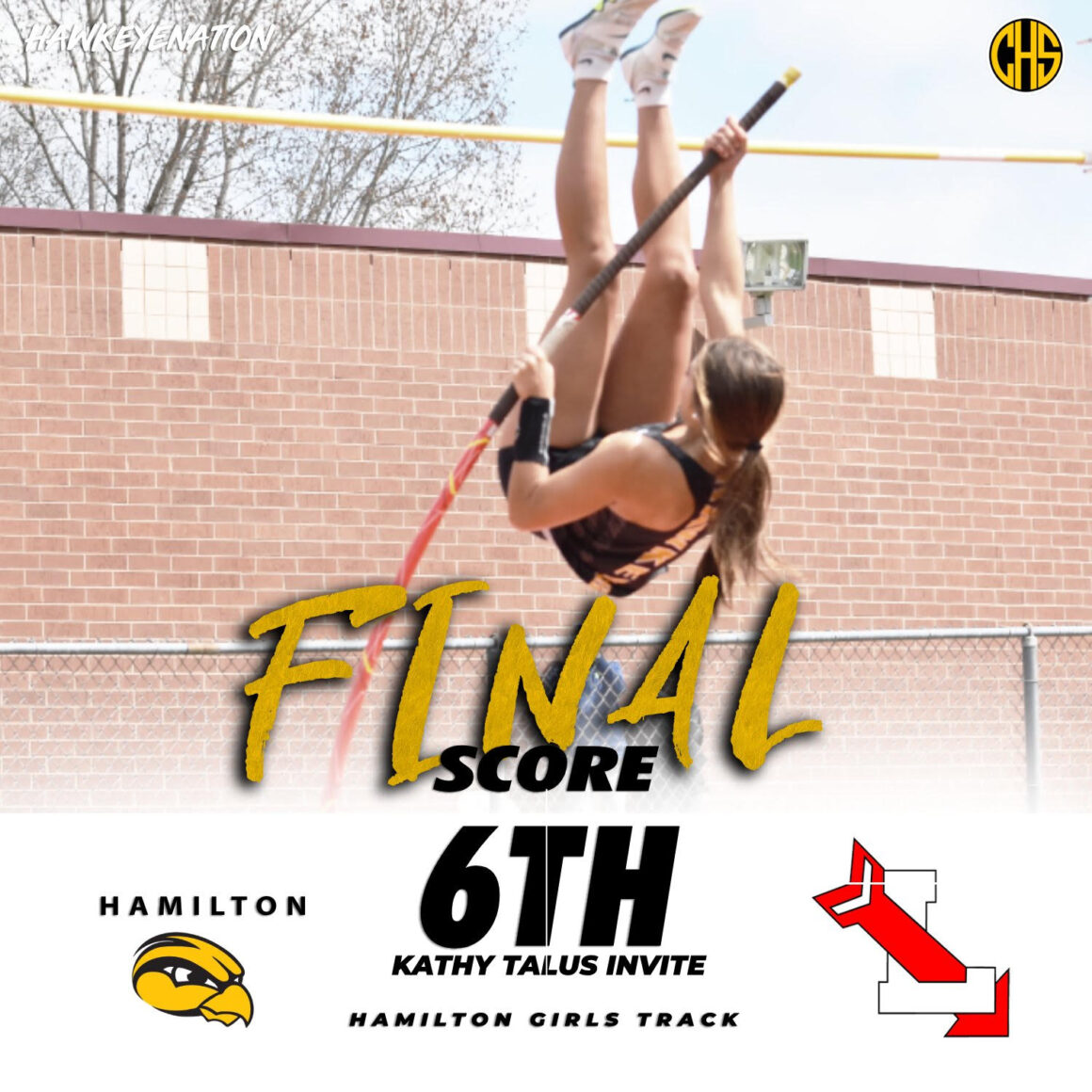 Final Score For Girls Track