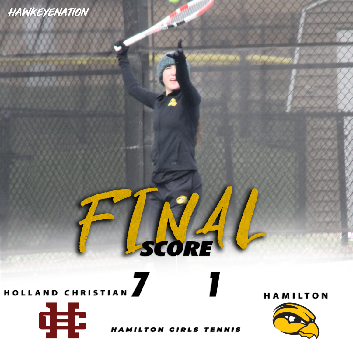 Girls Tennis Final Score