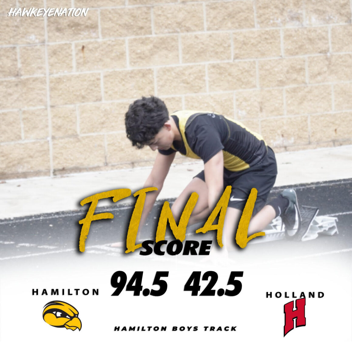 Boys Track Final Score