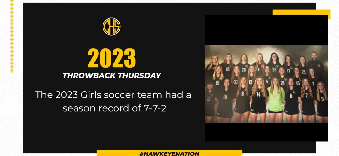 Girls Soccer Throwback Thursday
