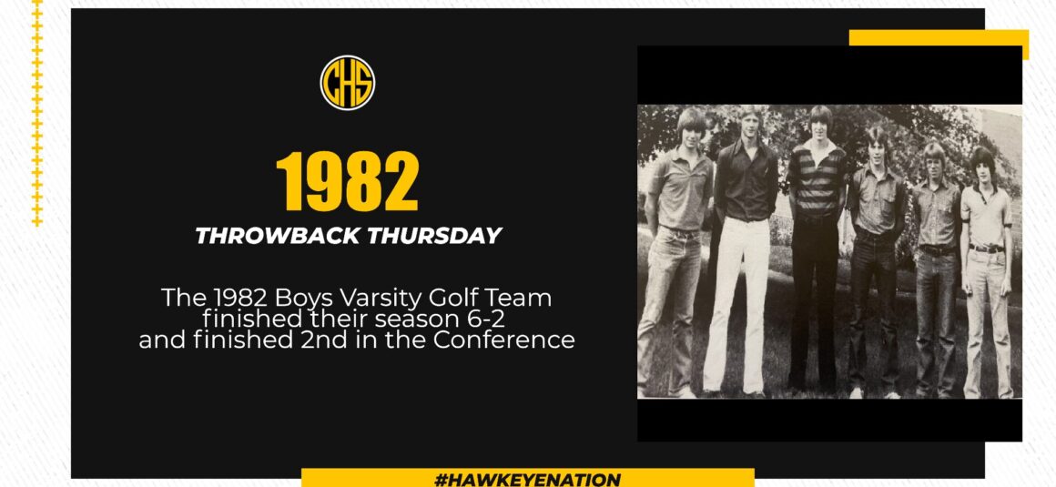 Boys Golf Throwback Thursday