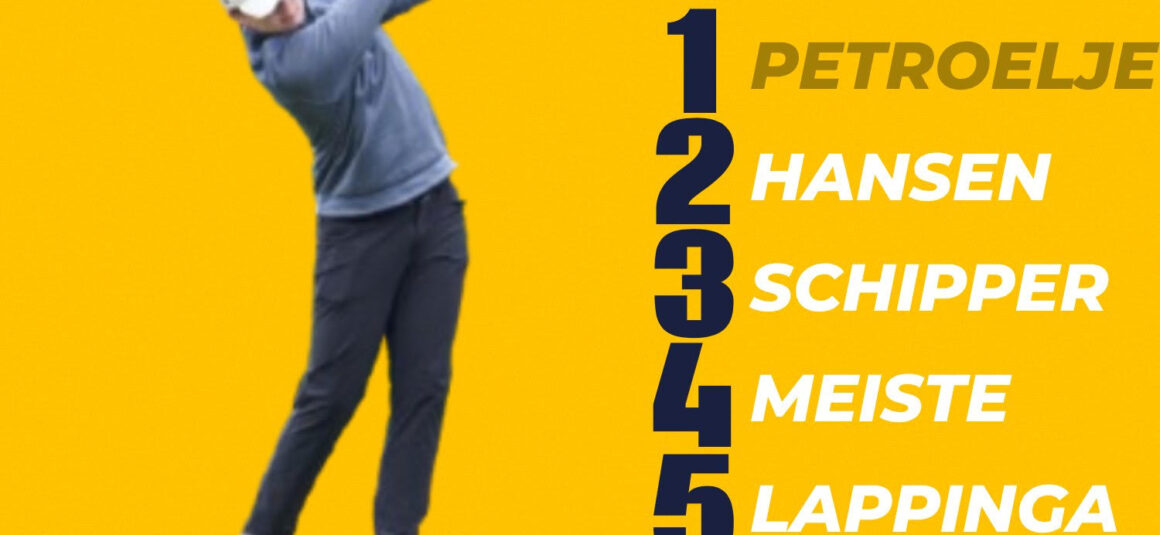 Boys Golf Match Line Up