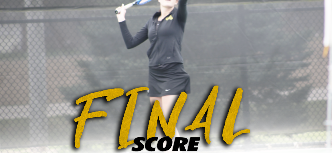 Final Score From The Girls Tennis Match