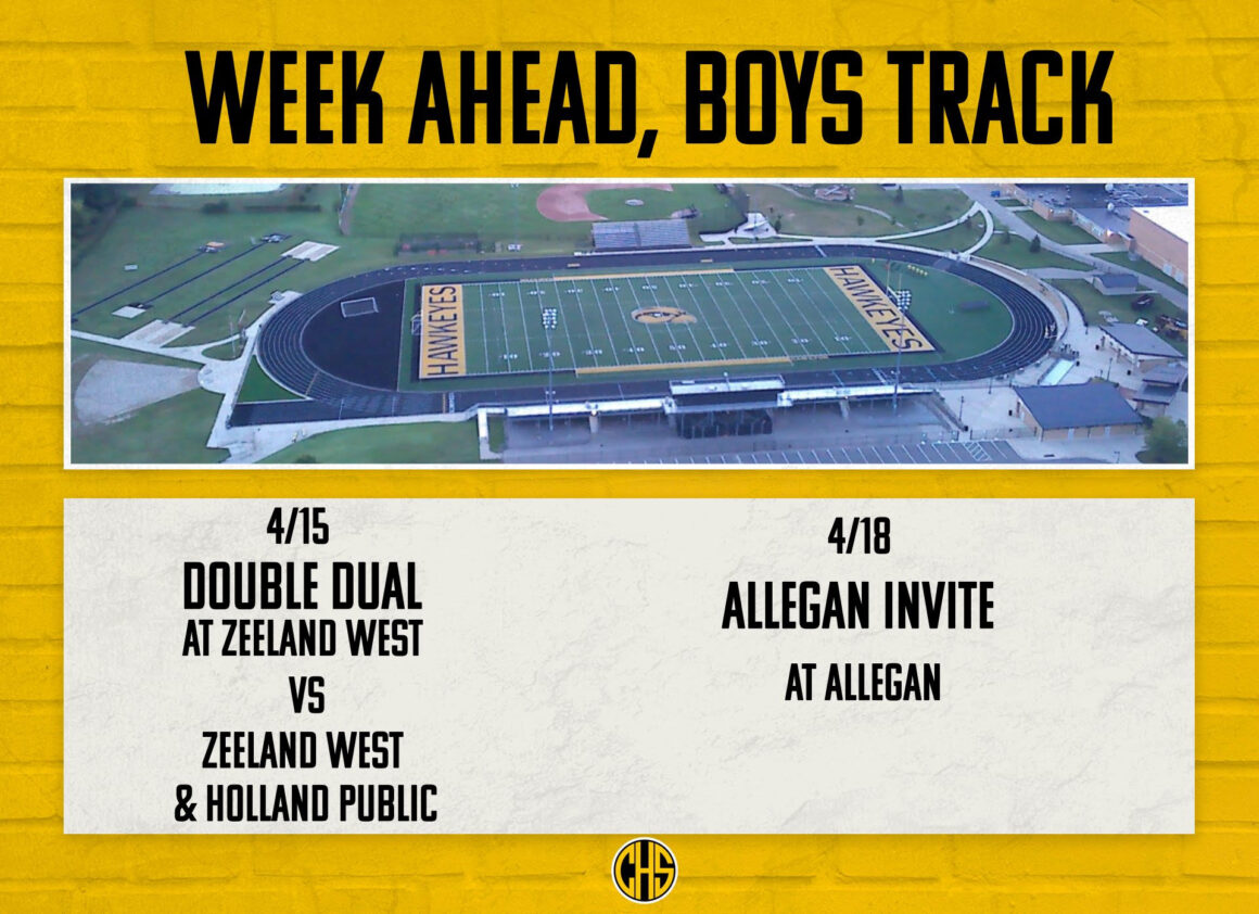 Week Ahead For Boys Track