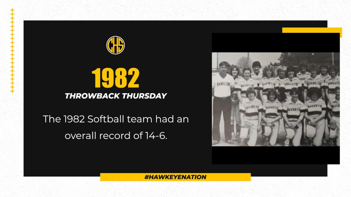 Throw Back Thursday For Softball