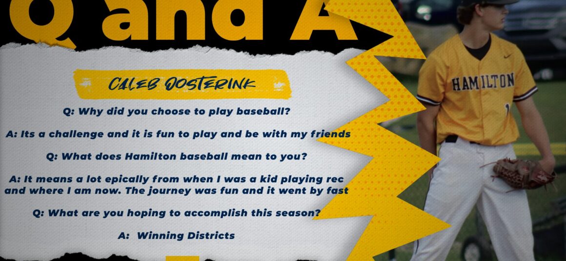 Q And A With Caleb Oosterink