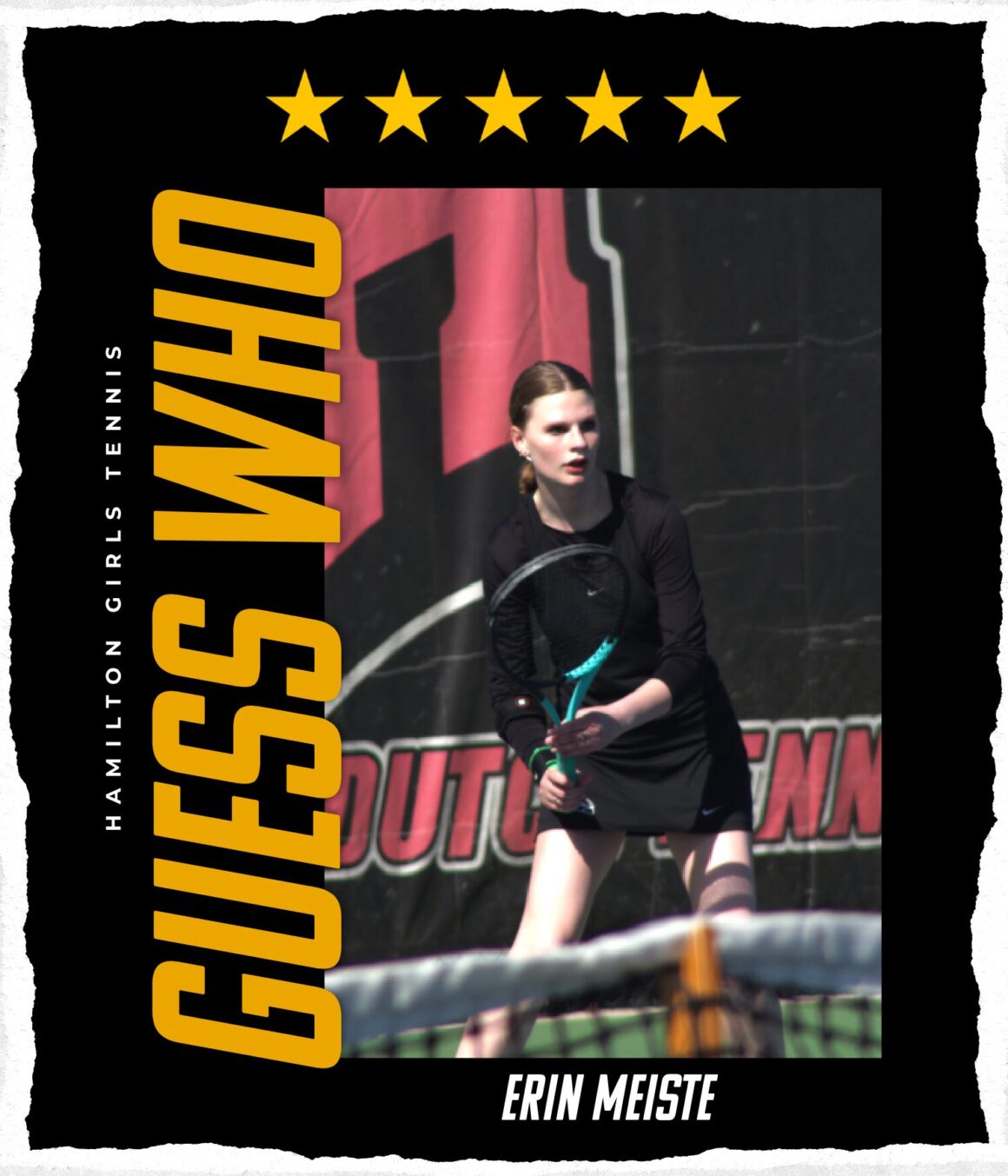 Guess who For Girls Tennis Results