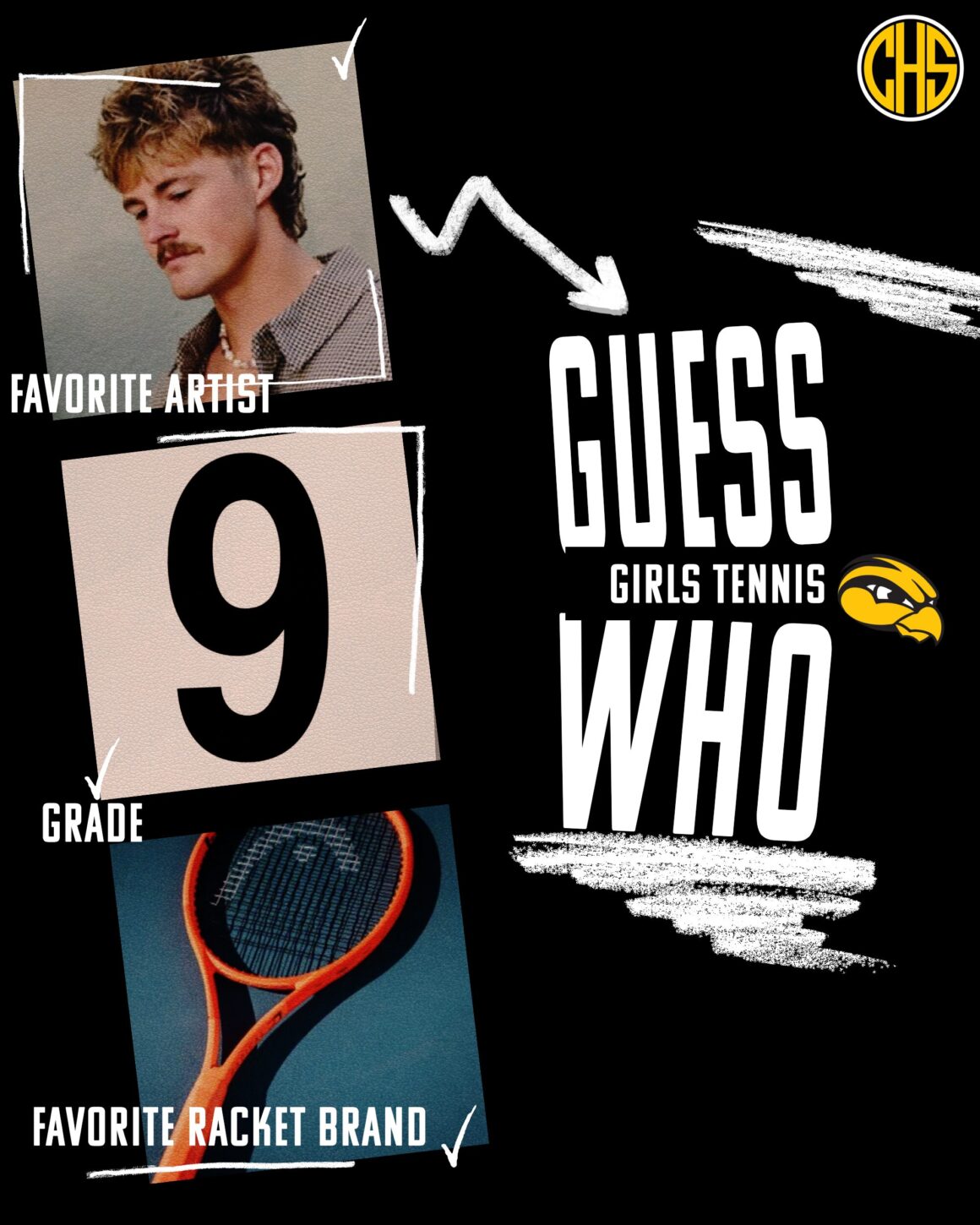 Guess Who For Girls Tennis