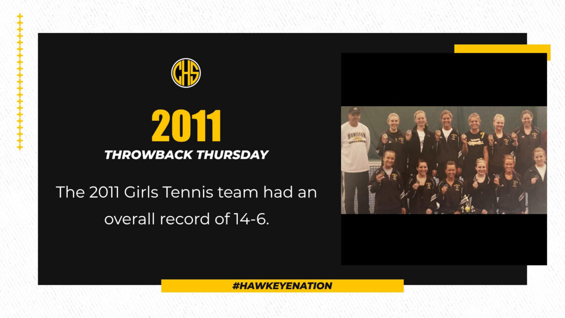 Throw Back Thursday For Girls Tennis