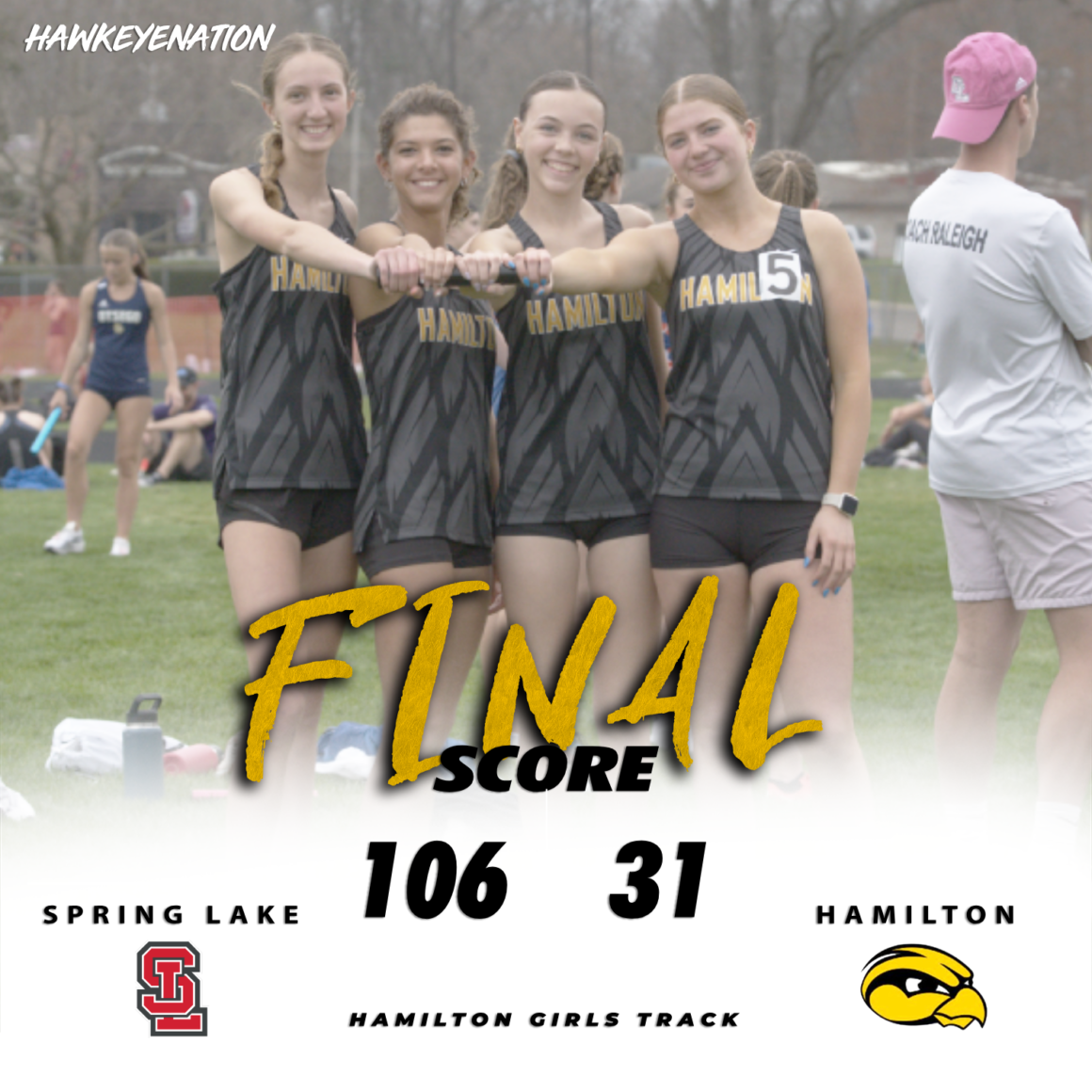 Girls Track Final Score