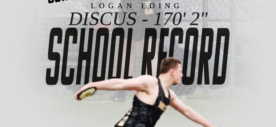 Logan Eding Set The School Record In Discus