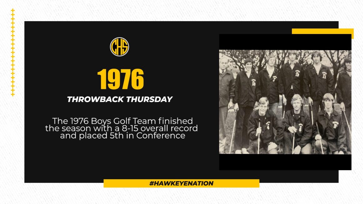 Boys Golf Throwback Thursday