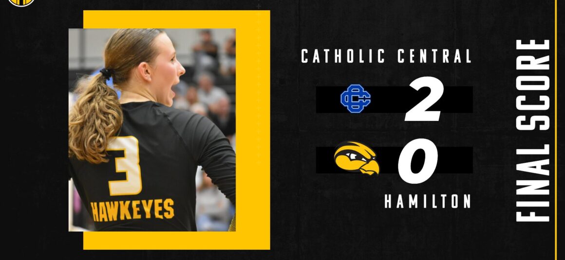 Hamilton lost to Catholic Central in Volleyball
