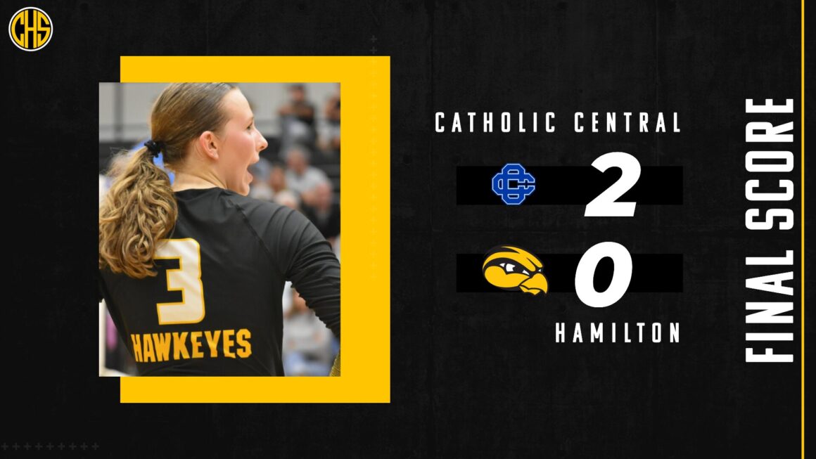 Hamilton lost to Catholic Central in Volleyball