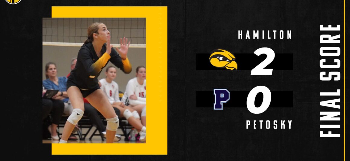 Hamilton Wins Against Petosky in Volleyball