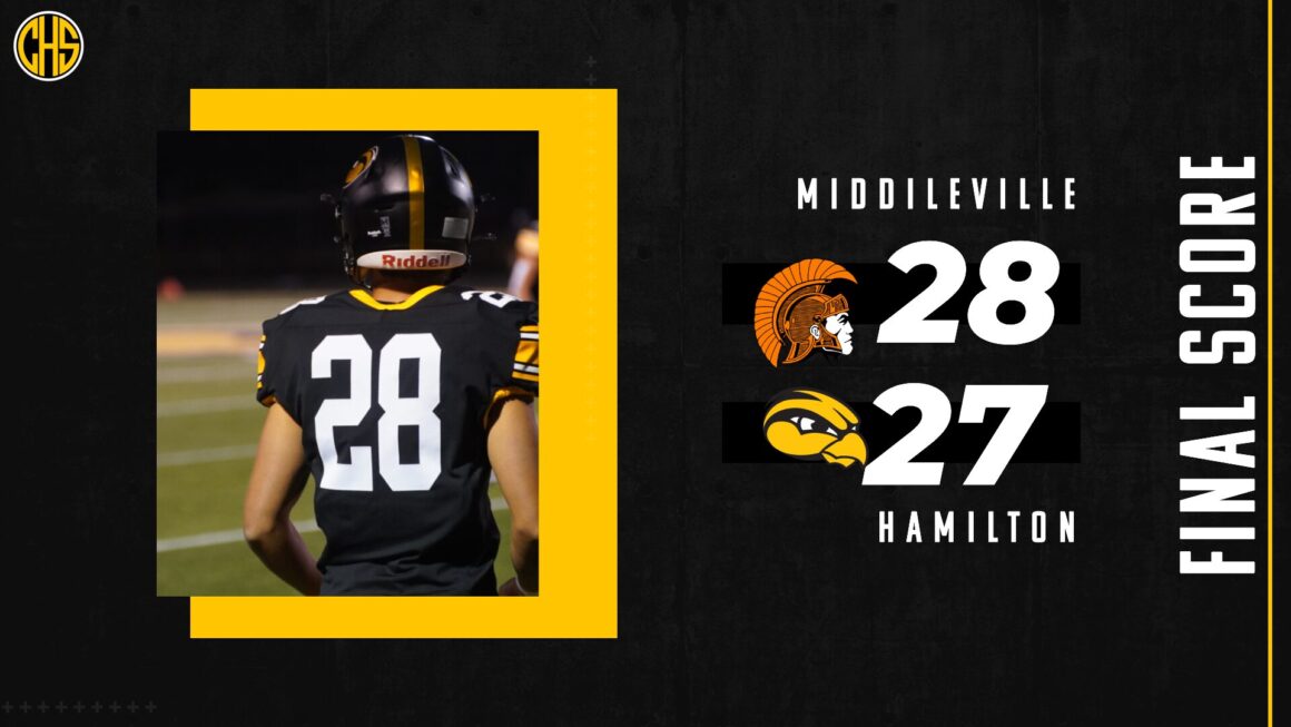 Football Final Score vs Middleville