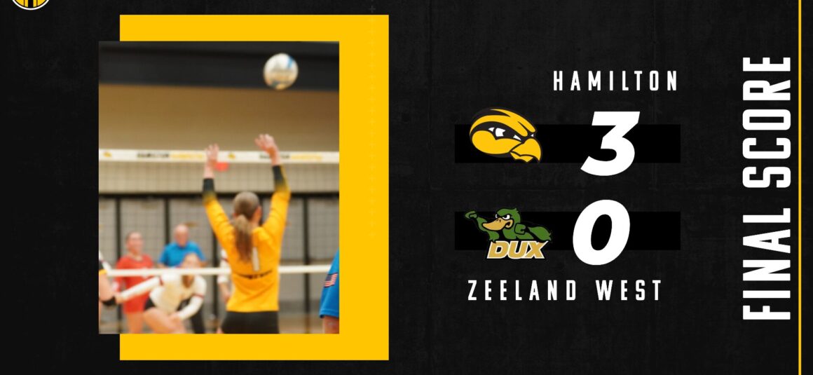Hamilton Volleyball Won Against Zeeland West