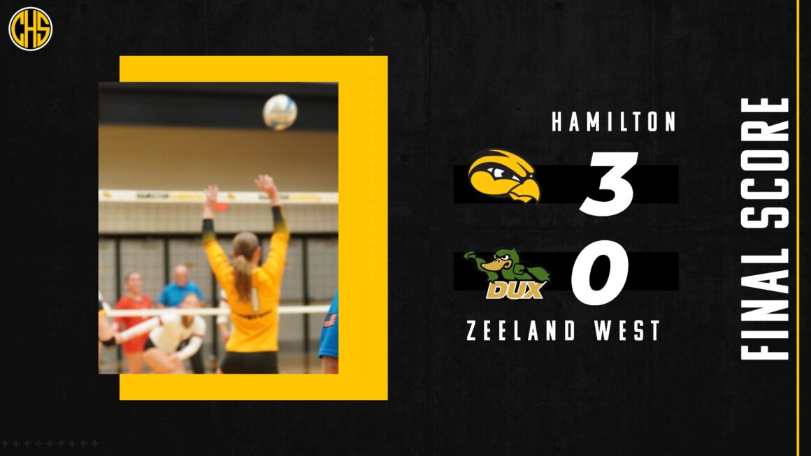 Hamilton Volleyball Won Against Zeeland West