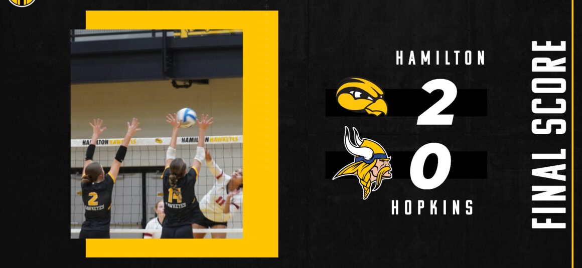 Hamilton Beats Hopkins In Volleyball