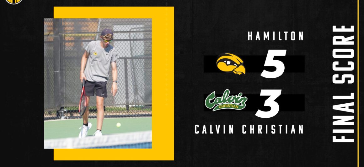Hamilton Tennis Wins Against Calvin Christian