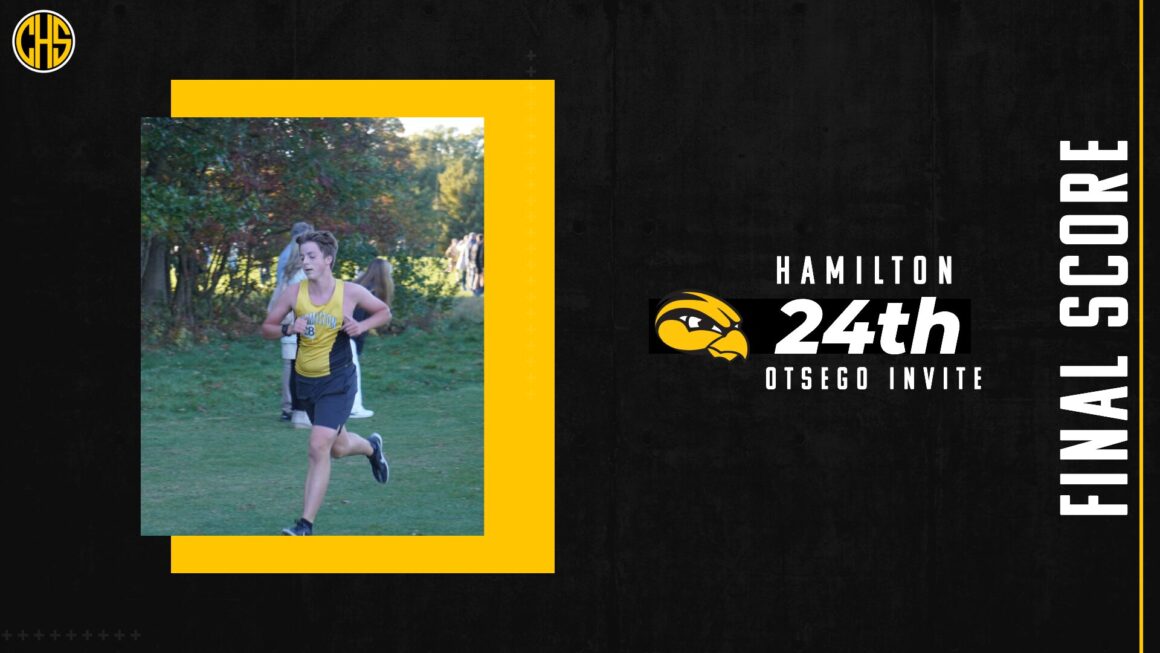 Hamilton Boys Cross Country came 24th in the Otsego Invite