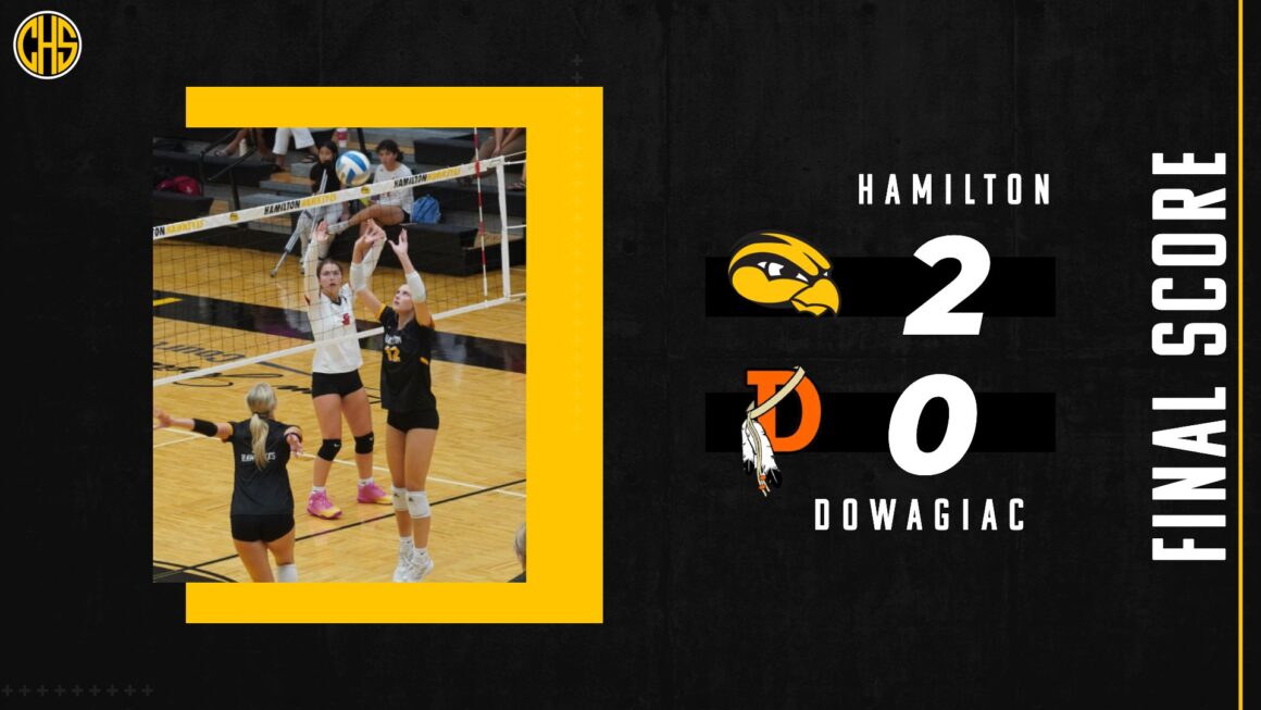 Hamilton Volleyball won against Dowagiac High School