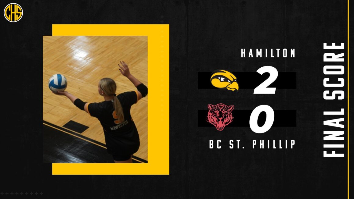 Hamilton Volleyball won against Battle Creek Saint Philip