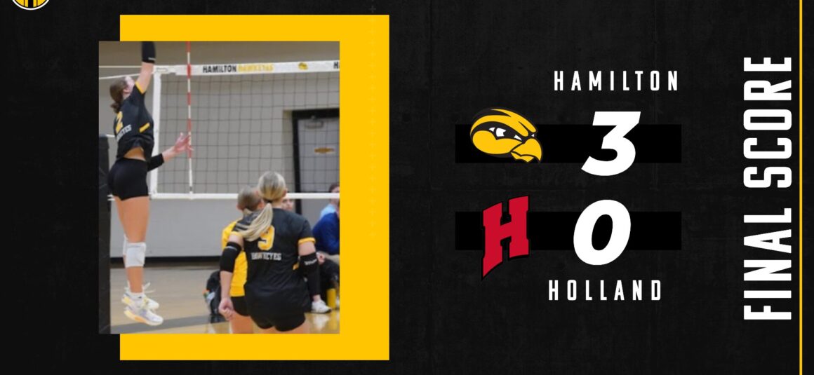 Hawkeyes Volleyball Won Against Holland Last Night.