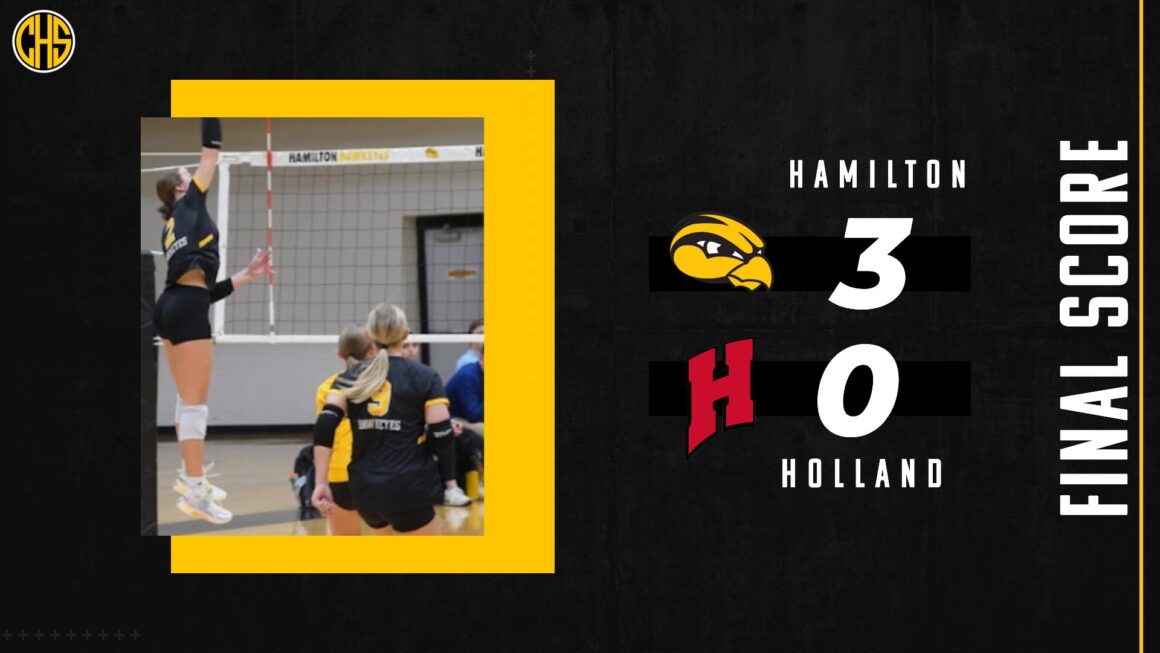 Hawkeyes Volleyball Won Against Holland Last Night.