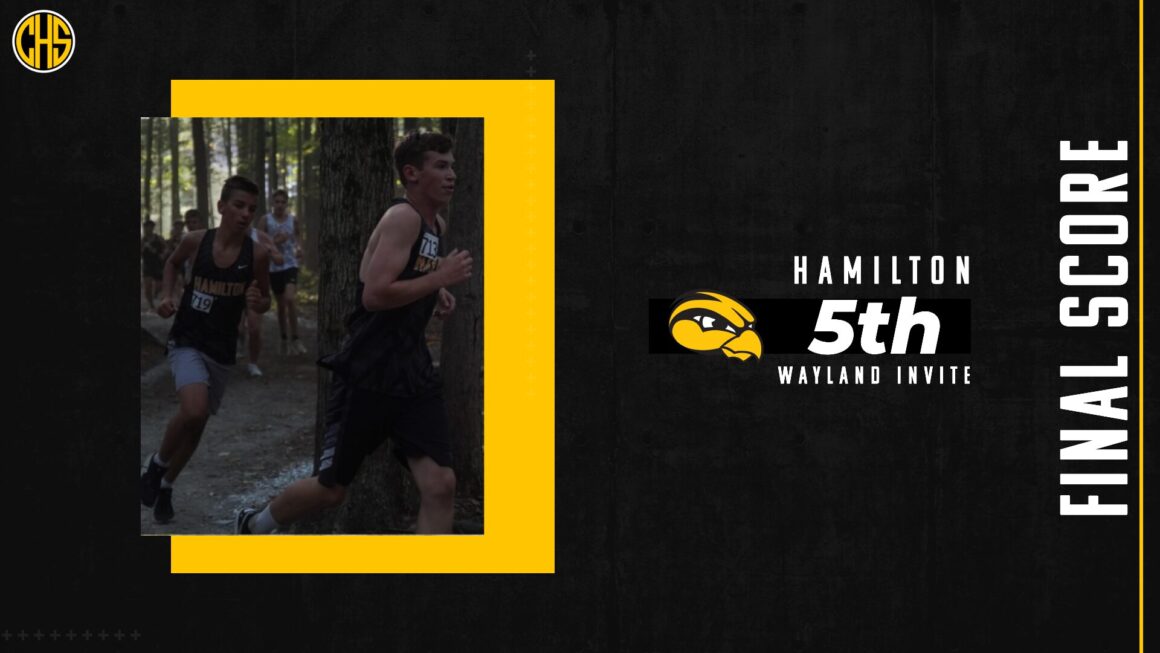 Hamilton Boys Cross Country Placed 5th at Wayland
