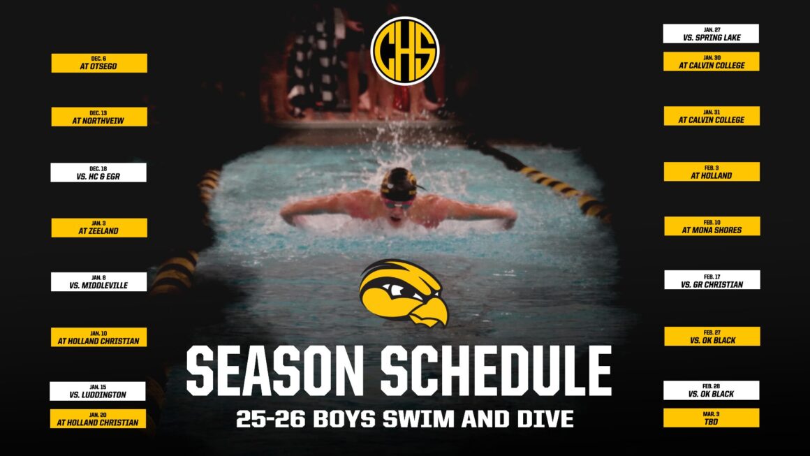 Boys Swim & Dive Season Schedule