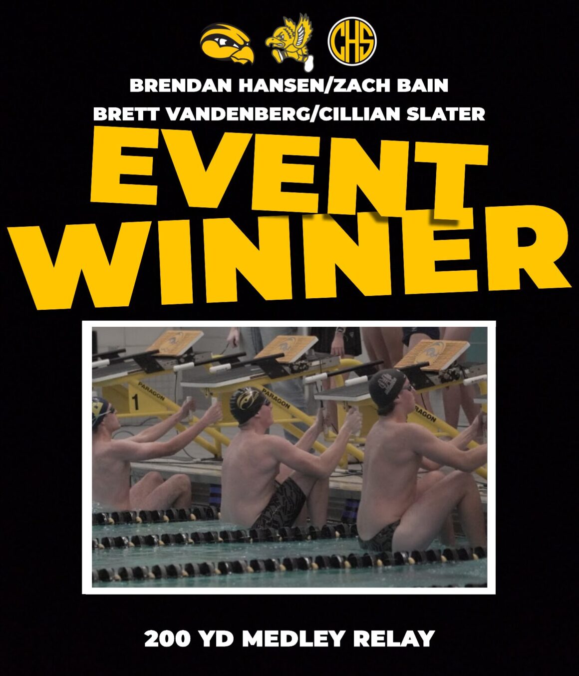 Event Winner : 200 Relay Team