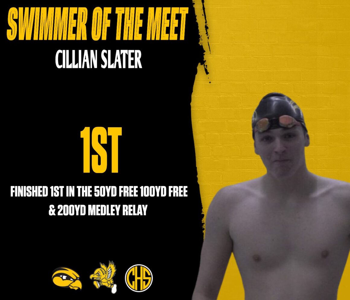 Swimmer Of The Meet : Cillian Slater