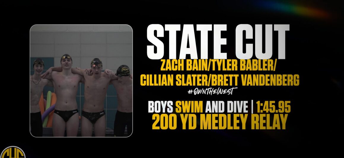 State Cut 200 yd Medley Relay